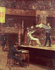 Sports Art for sale - Thomas Cowperthwait Eakins Between Rounds