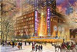 Music Prints - Radio City Music Hall by Thomas Kinkade