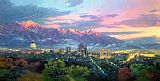 Thomas Kinkade Salt Lake City of Lights