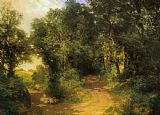 New England Prints - Cockington Lane, Torquay, England by Thomas Moran