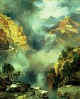 Thomas Moran Mist in the Canyon