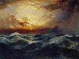 Thomas Moran Sunset After a Storm