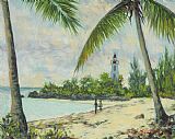 Lighthouses Prints - The Lighthouse - Zanzibar by Tilly Willis