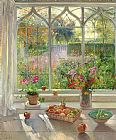 Easton Prints - Autumn Fruit And Flowers by Timothy Easton