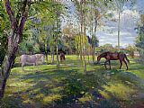 Easton Prints - In the Rectory Paddock by Timothy Easton