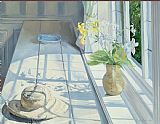 Easton Prints - Lilies And A Straw Hat by Timothy Easton