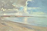 Easton Prints - Reflected Clouds Oxwich Beach by Timothy Easton
