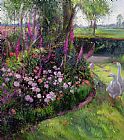 Timothy Easton Rose Bed and Geese