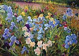 Easton Prints - The Iris Bed by Timothy Easton