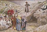 Baptist Prints - Saint John the Baptist and the Pharisees by Tissot