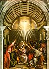 Titian Prints - Pentecost by Titian
