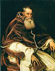 Titian Portrait of Pope Paul III painting