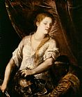 Titian Prints - Judith with the Head of Holofernes by Tiziano Vecellio Titian