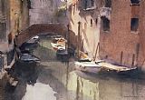 Quiet Prints - A Quiet Canal in Venice by Trevor Chamberlain