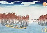 Utagawa Kuniyoshi Seaweed Gatherers At Omari