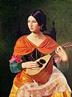 Vekoslav Karas Young Woman with a Mandolin