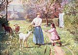 Victor Gabriel Gilbert Easter Eggs in the Country