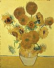 Vincent van Gogh Sunflowers painting
