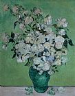 Vincent van Gogh A Vase of Roses painting