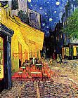 Vincent van Gogh Cafe Terrace Place Du Forum At Night