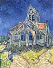 Vincent van Gogh The Church at Auvers sur Oise painting