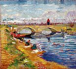 Vincent van Gogh The Gleize Bridge over the Vigneyret Canal