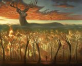 Vladimir Kush Behind The Trees