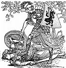 Walter Crane Faerie Queene Knights Illustration