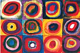 Wassily Kandinsky Color Study of Squares