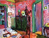Wassily Kandinsky Interior My Dining Room 1909