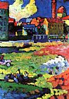 Wassily Kandinsky Munich Schwabing with The Church of St Ursula 1908
