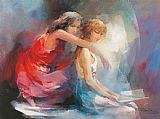 willem haenraets Two Girl Friends Ii