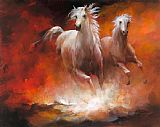 Wild Prints - Wild Horses Ii by willem haenraets