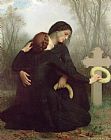 William Adolphe Bouguereau All Saints Day painting