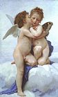 William Adolphe Bouguereau Cupid And Psyche As Children