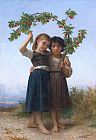 William Adolphe Bouguereau La Branche De Cerisier (the Cherry Branch)