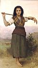 William Adolphe Bouguereau Shepherdess painting