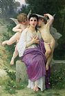 William Adolphe Bouguereau The Hearts Awakening