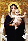 William Adolphe Bouguereau The Virgin of The Lilies