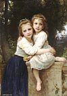 William Adolphe Bouguereau Two Sisters