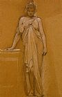 Classical Prints - Study of a Classical Maiden by William Blake
