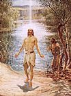 William Brassey Hole Christ baptised by John the Baptist