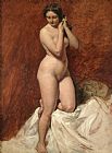 William Etty Nude From The Front painting
