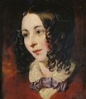 William Etty Portrait of Miss Eliza Cook painting