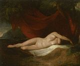 Reclining Nude Prints - Reclining Female Nude by William Etty