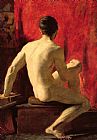 William Etty Seated Male Model