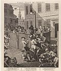 Animals Prints - The First Stage of Cruelty Children Torturing Animals by William Hogarth