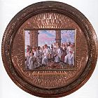 Tower Prints - May Morning on Magdalen Tower, Oxford by William Holman Hunt