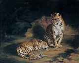 William Huggins A Pair of Leopards