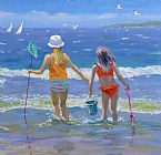 William Ireland Gone Fishing painting